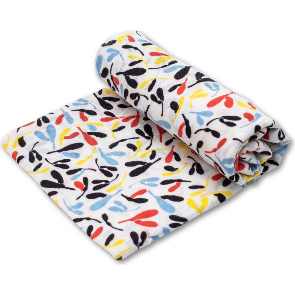 Etta Loves Xl Sycamore Sensory Organic Cotton Muslin Blanket In Sycamore Print