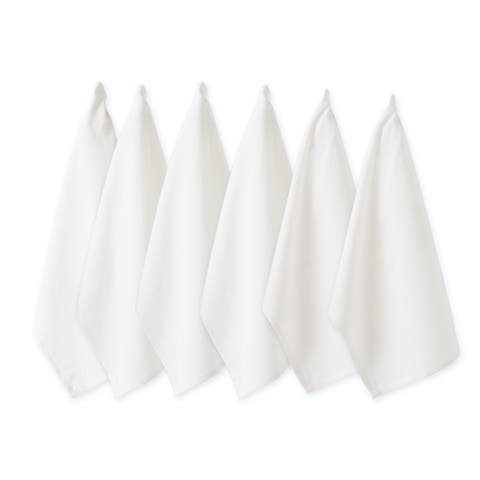 Flat Woven Everyday Dishtowels Set/6