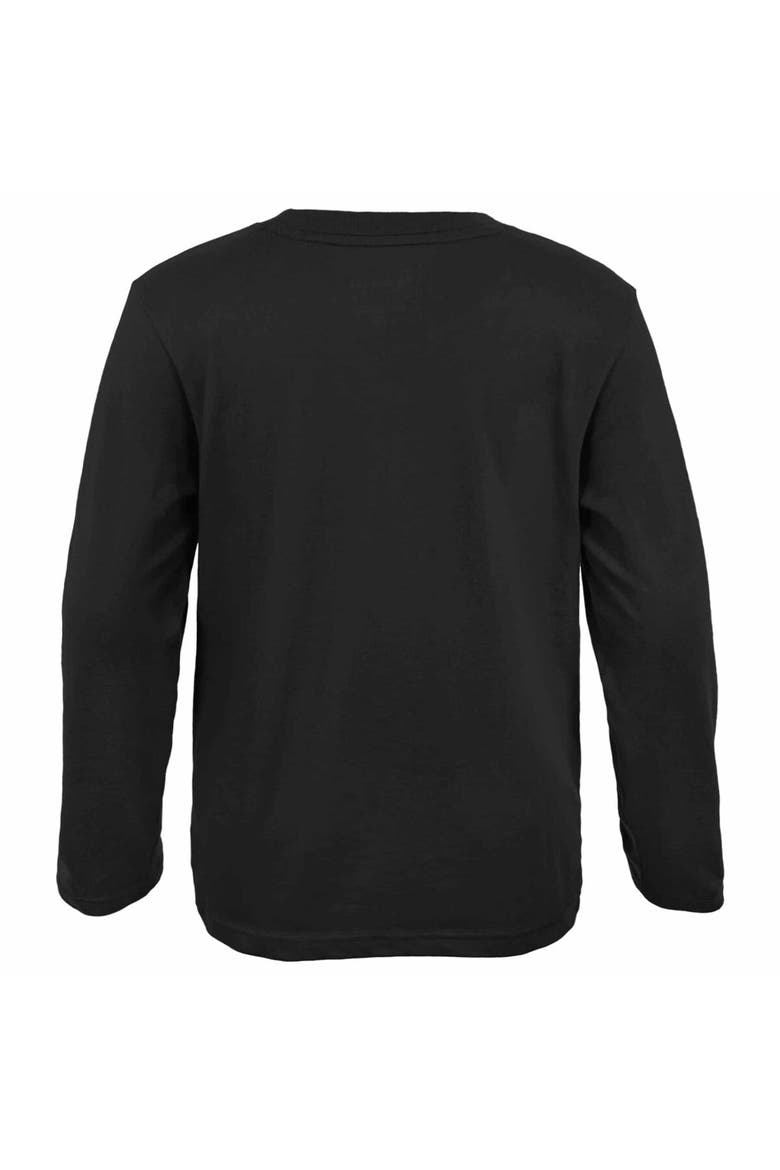 Youth Fanatics Branded Black Vegas Golden Knights 2024 NHL Winter Classic Secondary Logo Long Sleeve T-Shirt, Alternate, color, Black