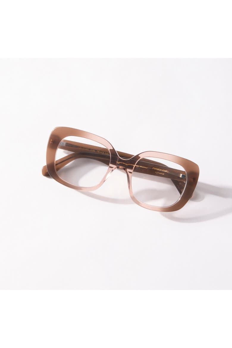 Celeste Reading Glasses, Alternate, color, Brown / Clear