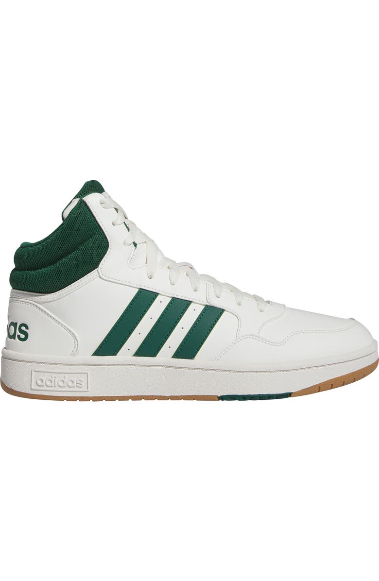 adidas Mid Basketball Sneaker, Alternate, color, White/ Collegiate Green/ Gum