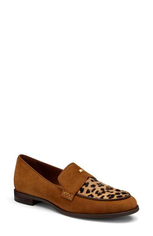 Birdies Starling Loafer in Leopard Print Calf Hair 