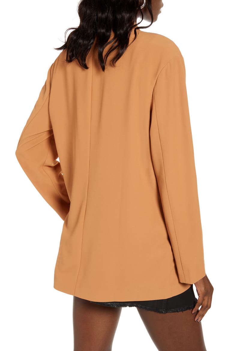 Boyfriend Blazer, Alternate, color, TAN LION