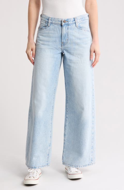 '94 Baggy Wide Leg Jeans (Abraided Art)