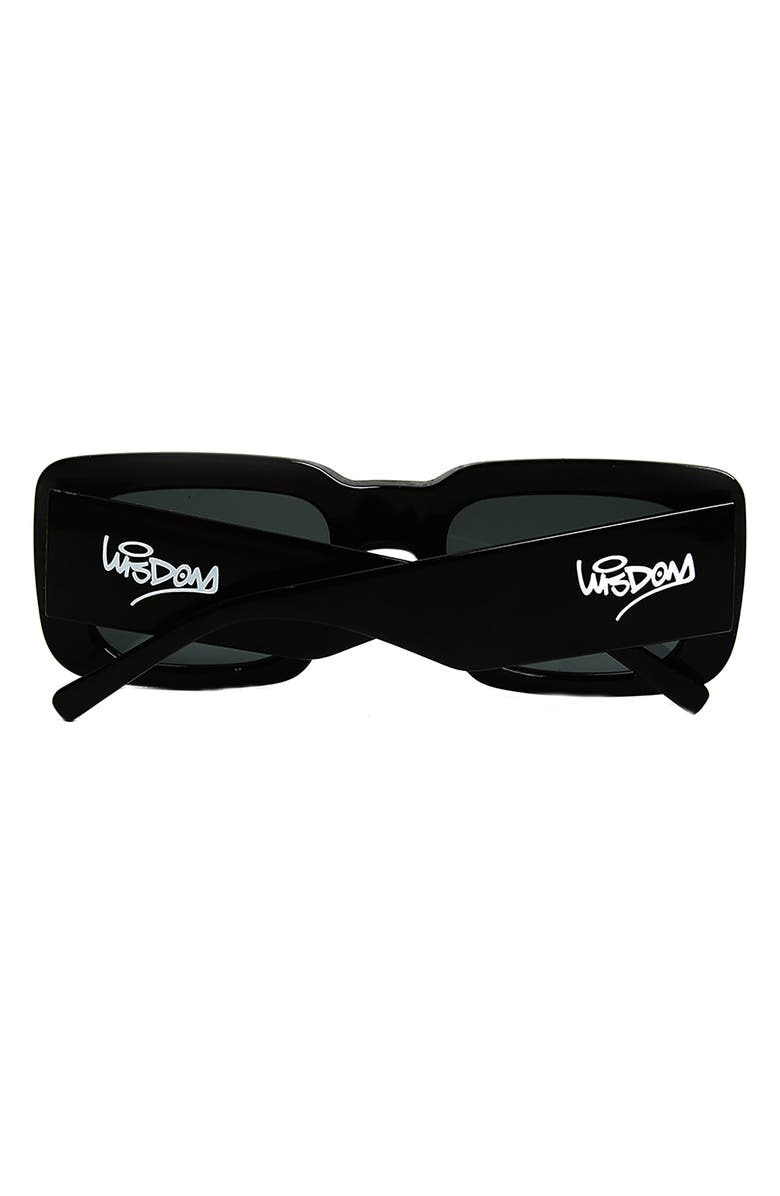 Wisdom Frame 1 52mm Square Sunglasses, Alternate, color, Black