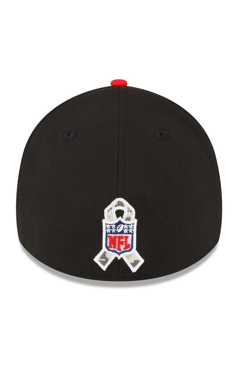 New Era Men's New Era Black/Red Kansas City Chiefs 2022 Salute To Service 39THIRTY Flex Hat, Alternate, color, 