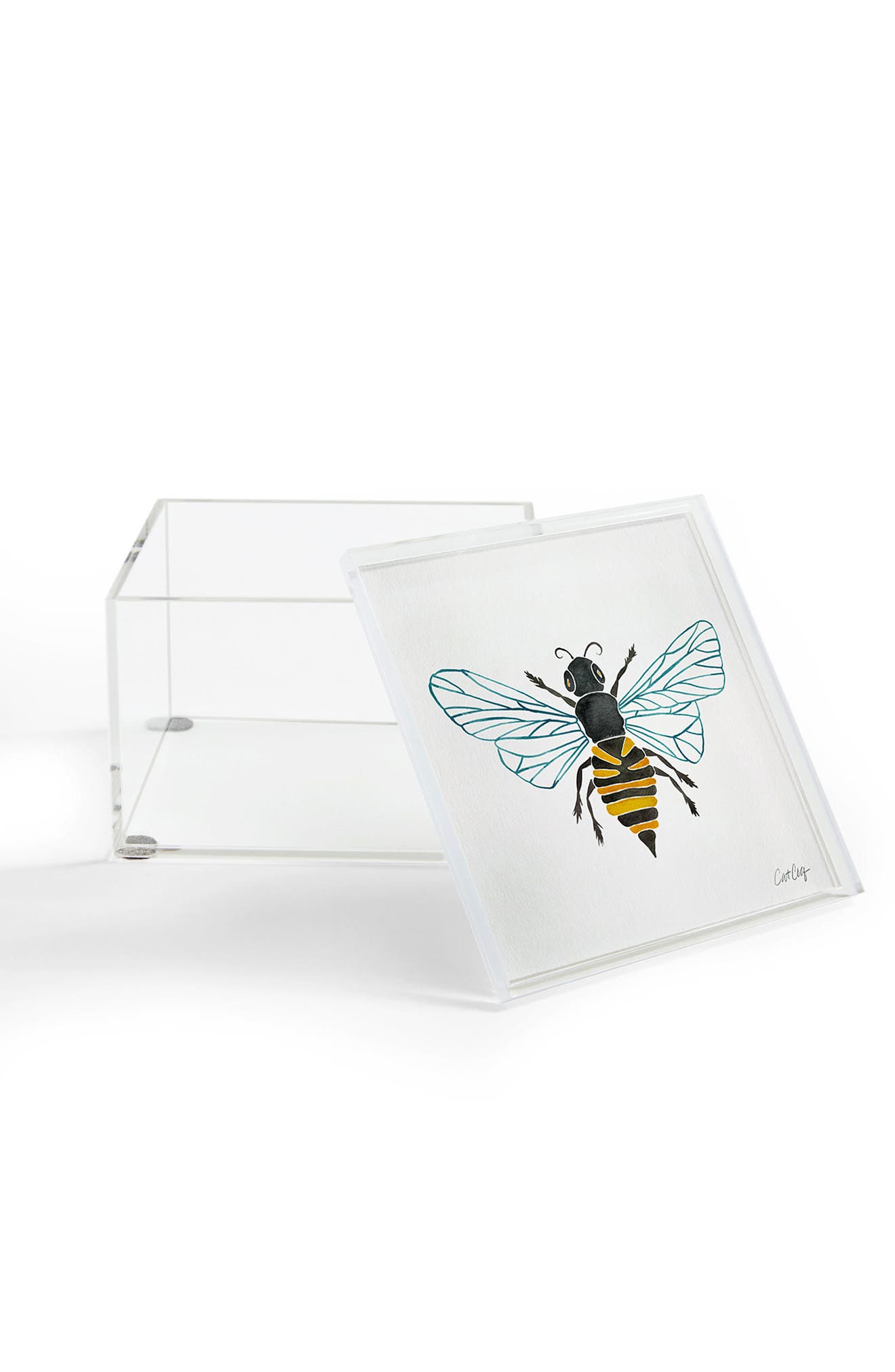 Deny Designs Cat Coquillette Honey Bee Acrylic Box | Nordstromrack