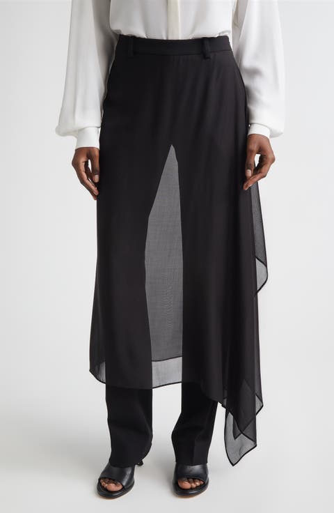 Veiled Stretch Virgin Wool Trousers