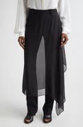 Michael Kors Collection Veiled Stretch Virgin Wool Trousers