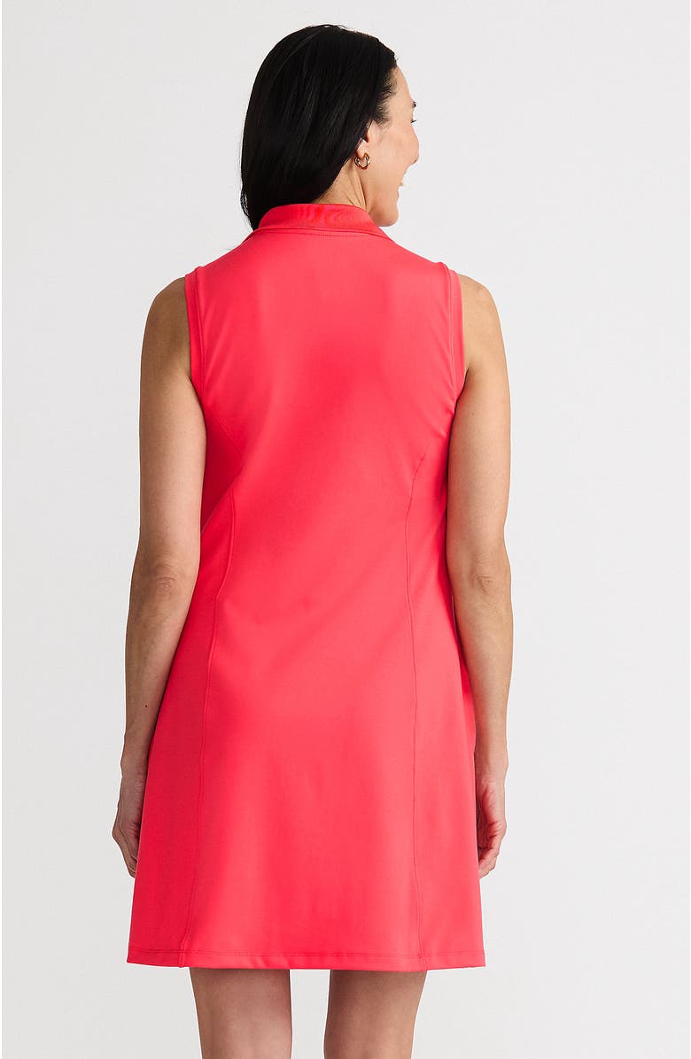 Lands' End High Impact Sleeveless Polo Dress, Alternate, color,