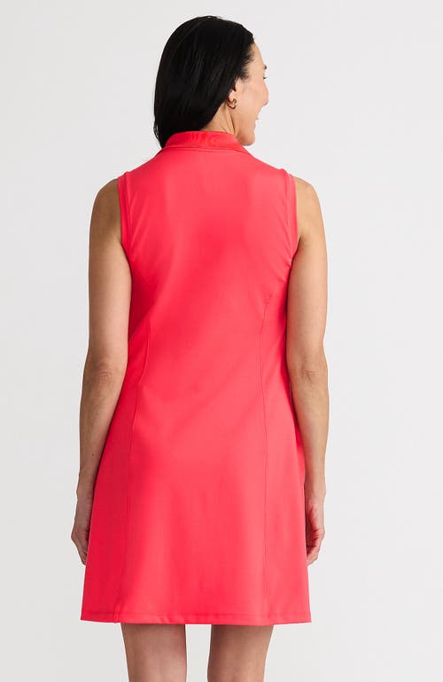 LANDS' END LANDS' END HIGH IMPACT SLEEVELESS POLO DRESS