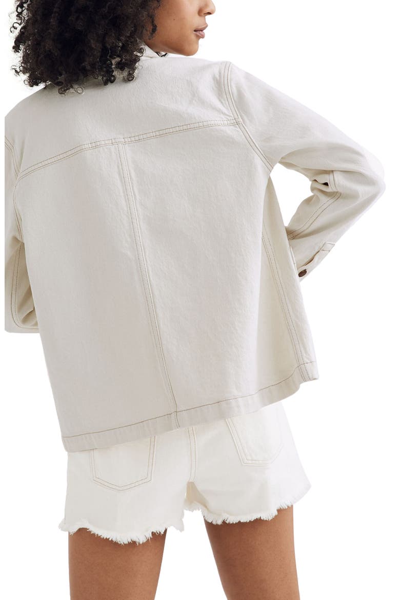 Ashwood Denim Chore Coat, Alternate, color, CLOUD LINING