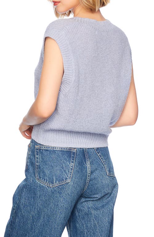 Susana Monaco V-neck Sweater Vest In Gray