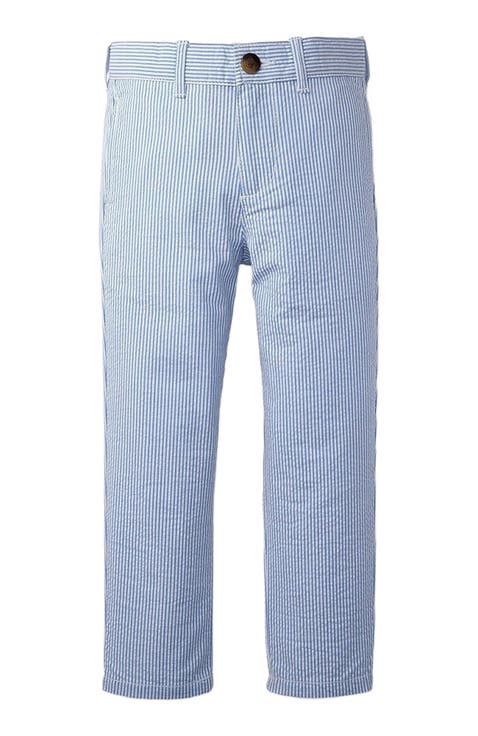 Baby Boys' Organic Seersucker Suit Pant, Infant
