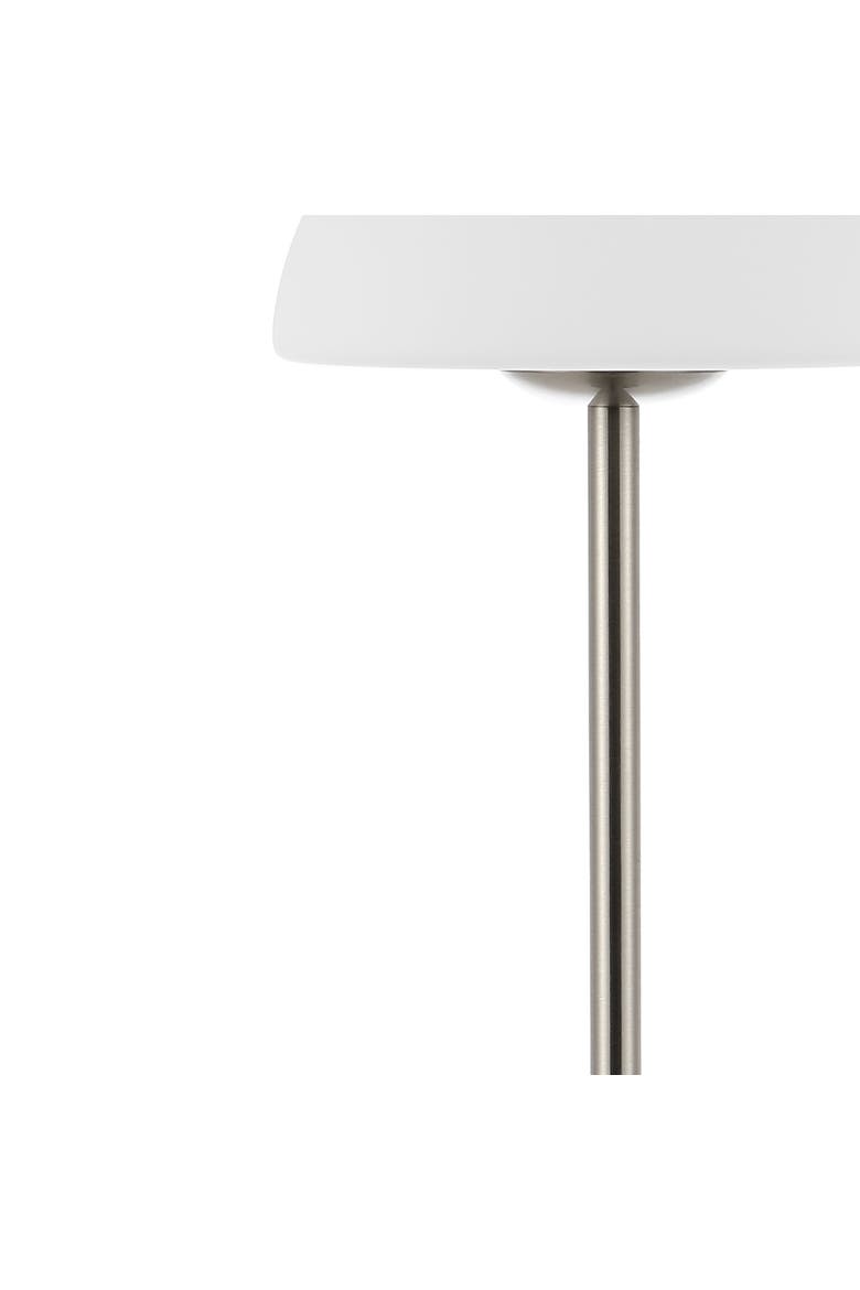 Xavier Modern Minimalist Iron Rechargeable Integrated Portable LED Table Lamp, Alternate, color, Nickel