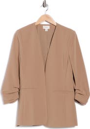 NORDSTROM RACK Slim Cinched Sleeve Blazer
