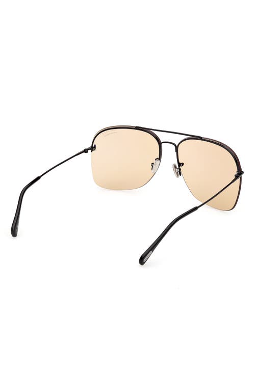 Shop Tom Ford Mackenzie 64mm Oversize Pilot Sunglasses