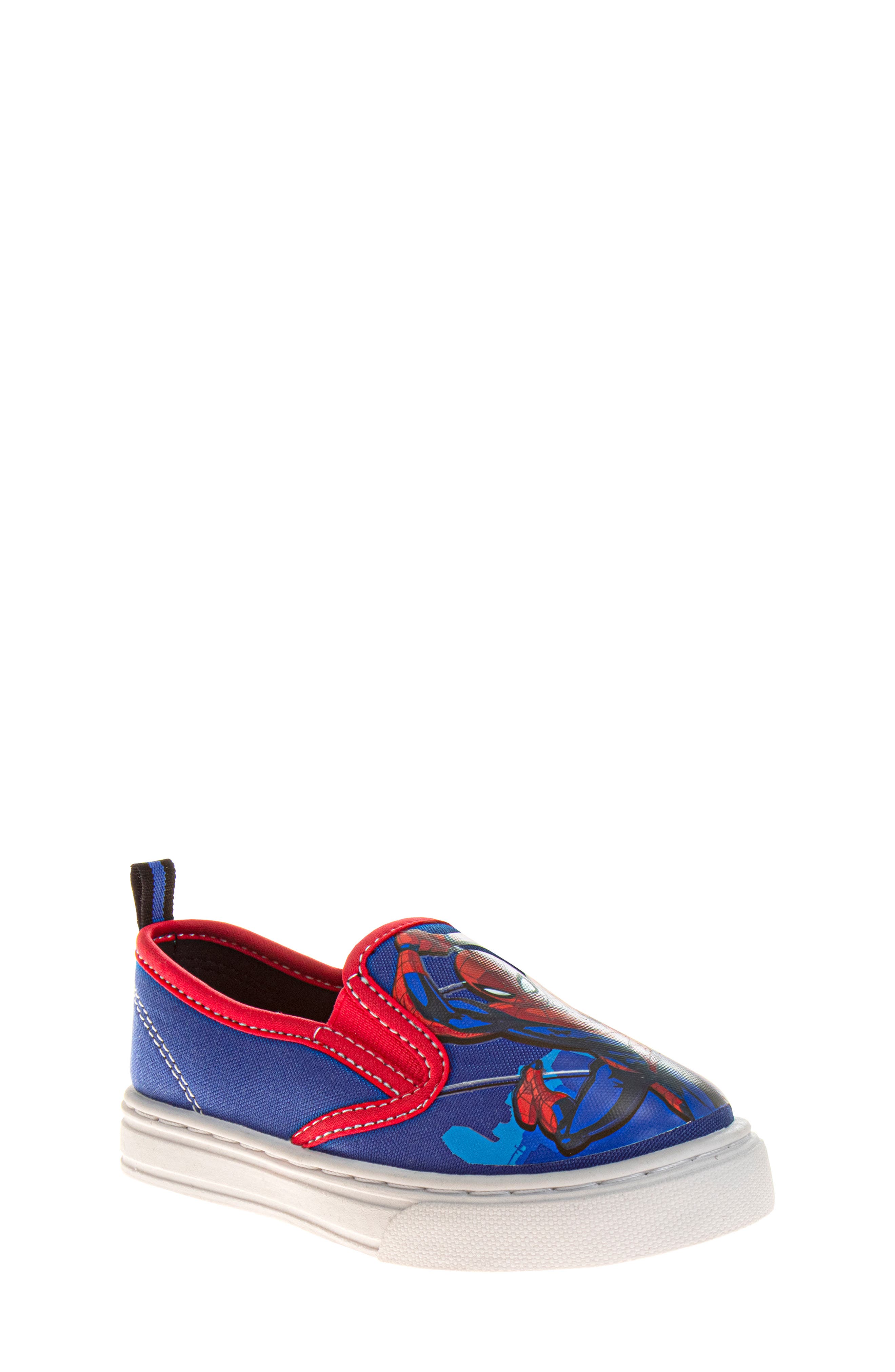 Kids' Spider-Man Sneaker, Main, color, BLUE/ RED
