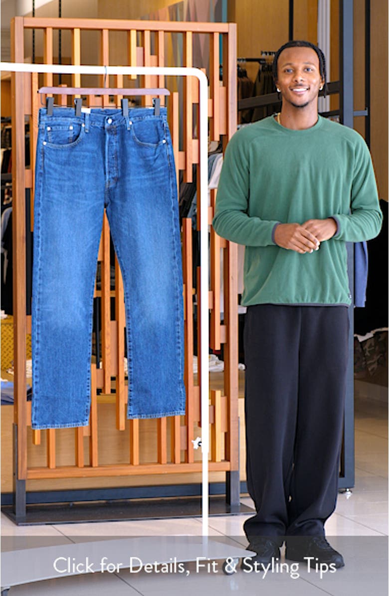 501<sup>®</sup> Original Straight Leg Jeans, sales video thumbnail