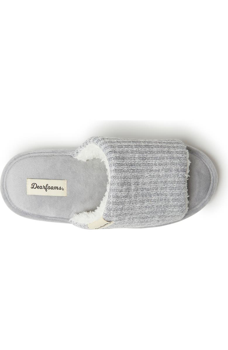 DEARFOAMS Lane Knit Slide Slipper, Alternate, color,