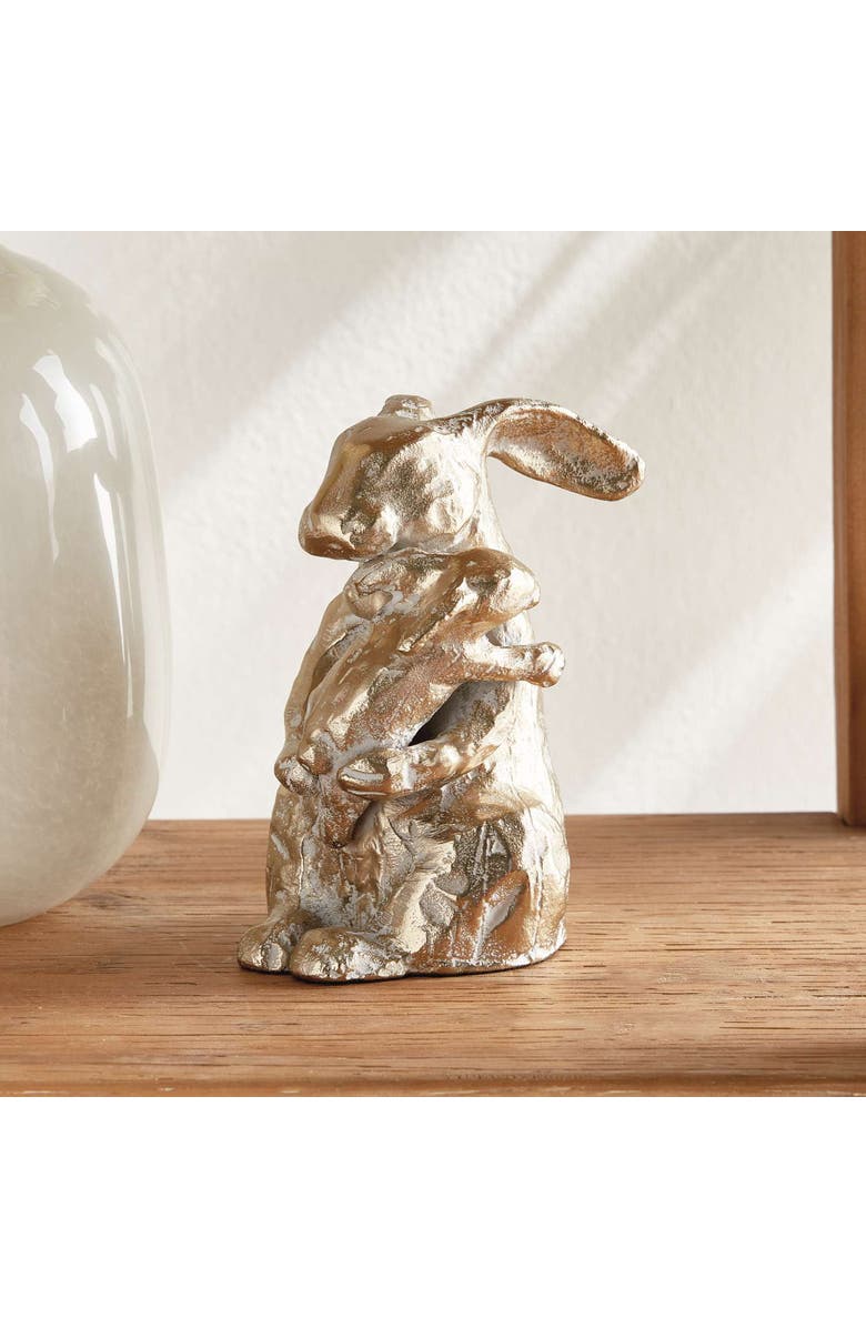 Napa Home & Garden Mother Rabbit Sculpture, Alternate, color, Gold
