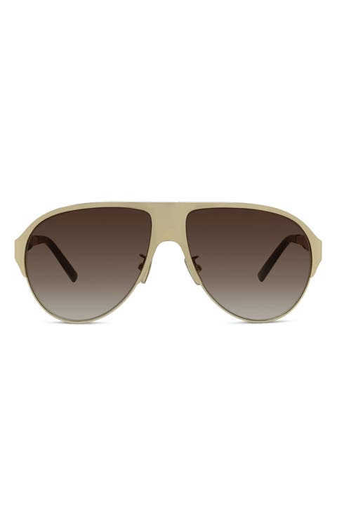 57mm Gradient Pilot Sunglasses