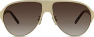 Givenchy 57mm Gradient Pilot Sunglasses