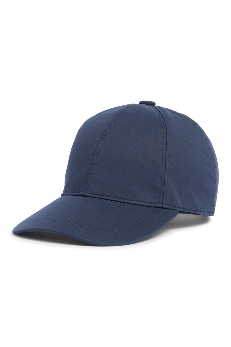 Lux Adjustable 6-Panel Cotton Gabardine Baseball Cap, Main, color, COASTAL BLUE
