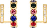 ATHRA LUXE Modern Muse Multicolor Hoop Earrings