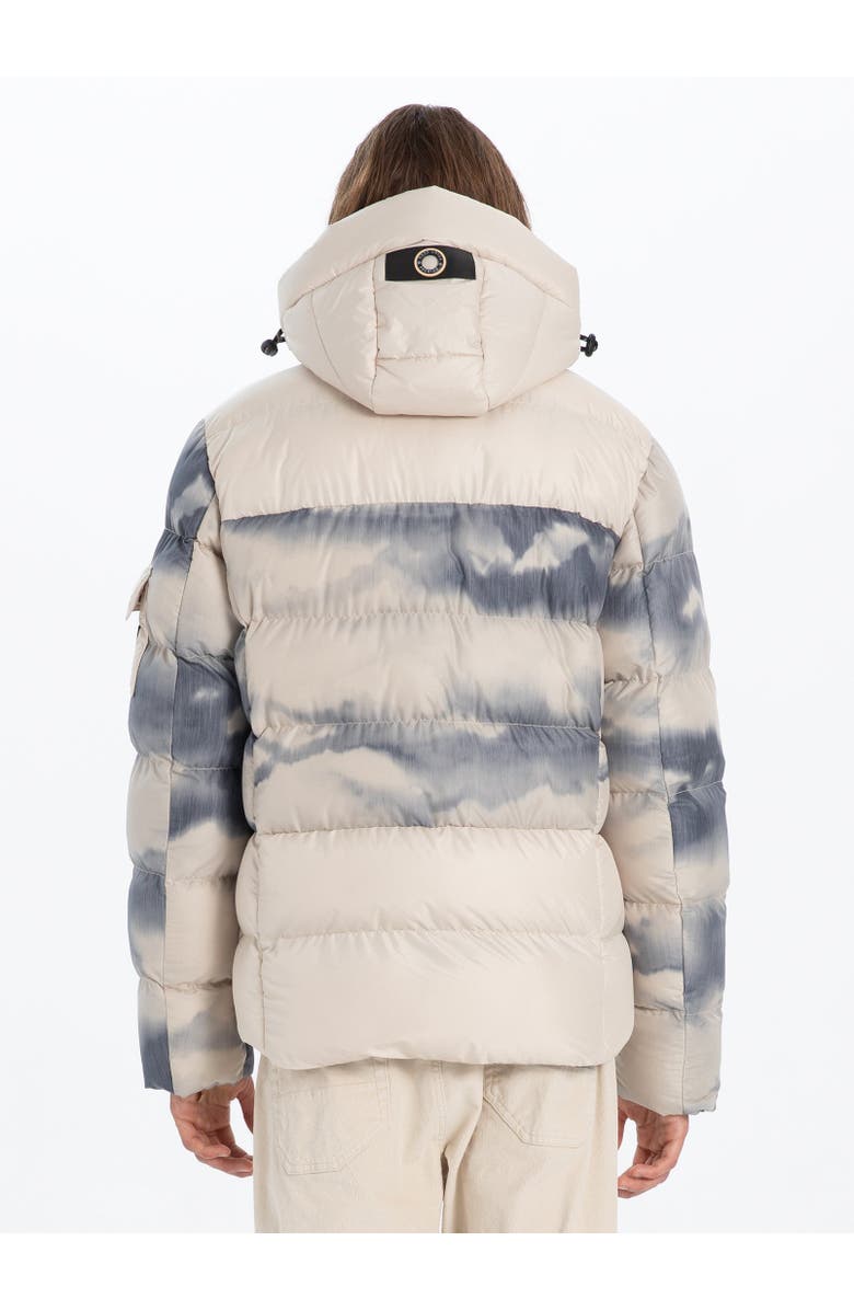 Point Zero NORTHERN LIGHT DYE PRINTED PUFFER, Alternate, color, 