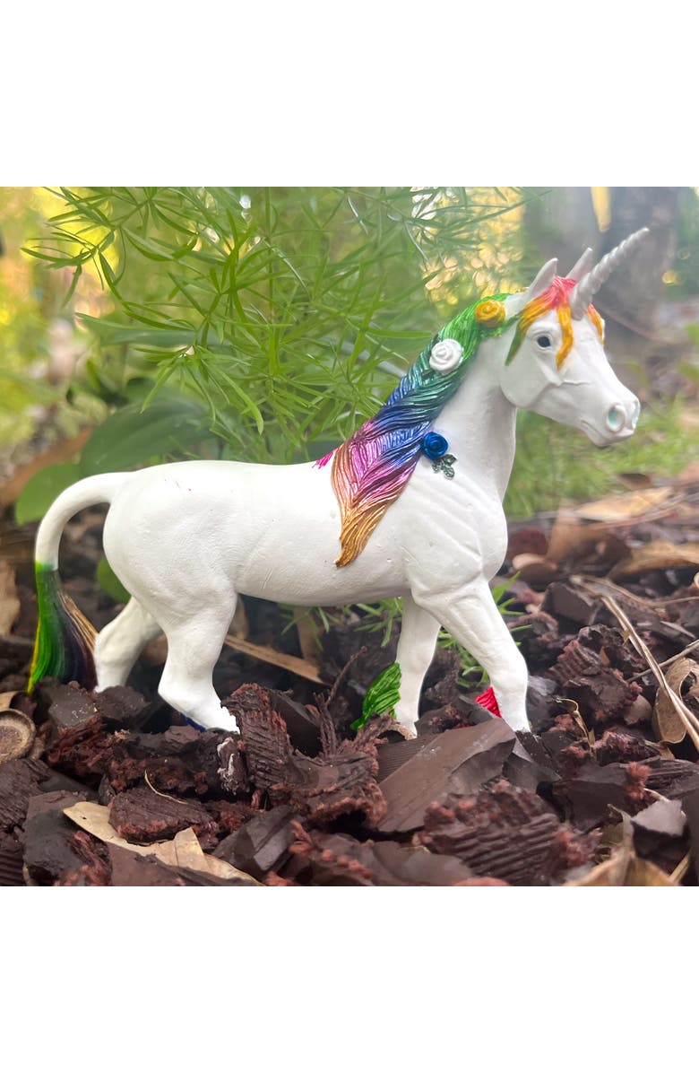 Safari Ltd. Rainbow Unicorn Toy, Alternate, color, NO COLOR