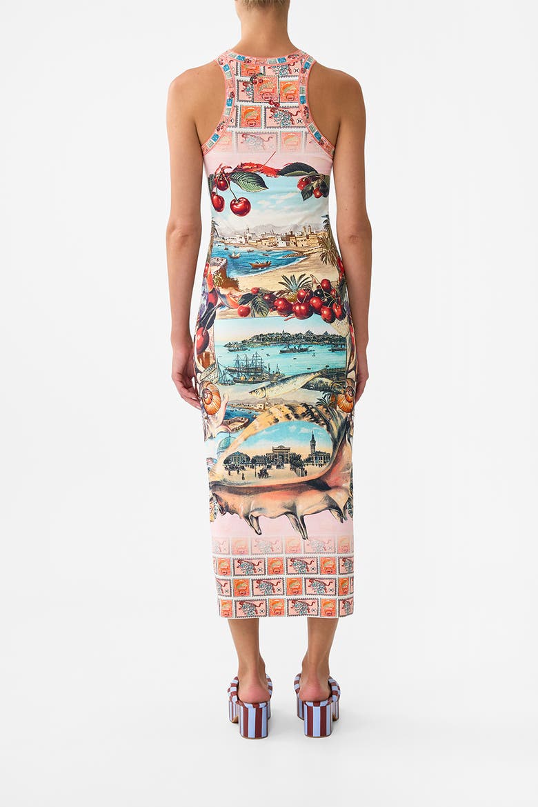 Jersey Tank Dress Notes From The Road, Alternate, color, Notes From The Road