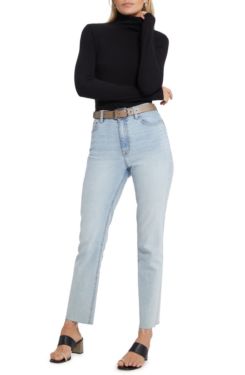 Sanctuary Essentials Turtleneck, Alternate, color, Black