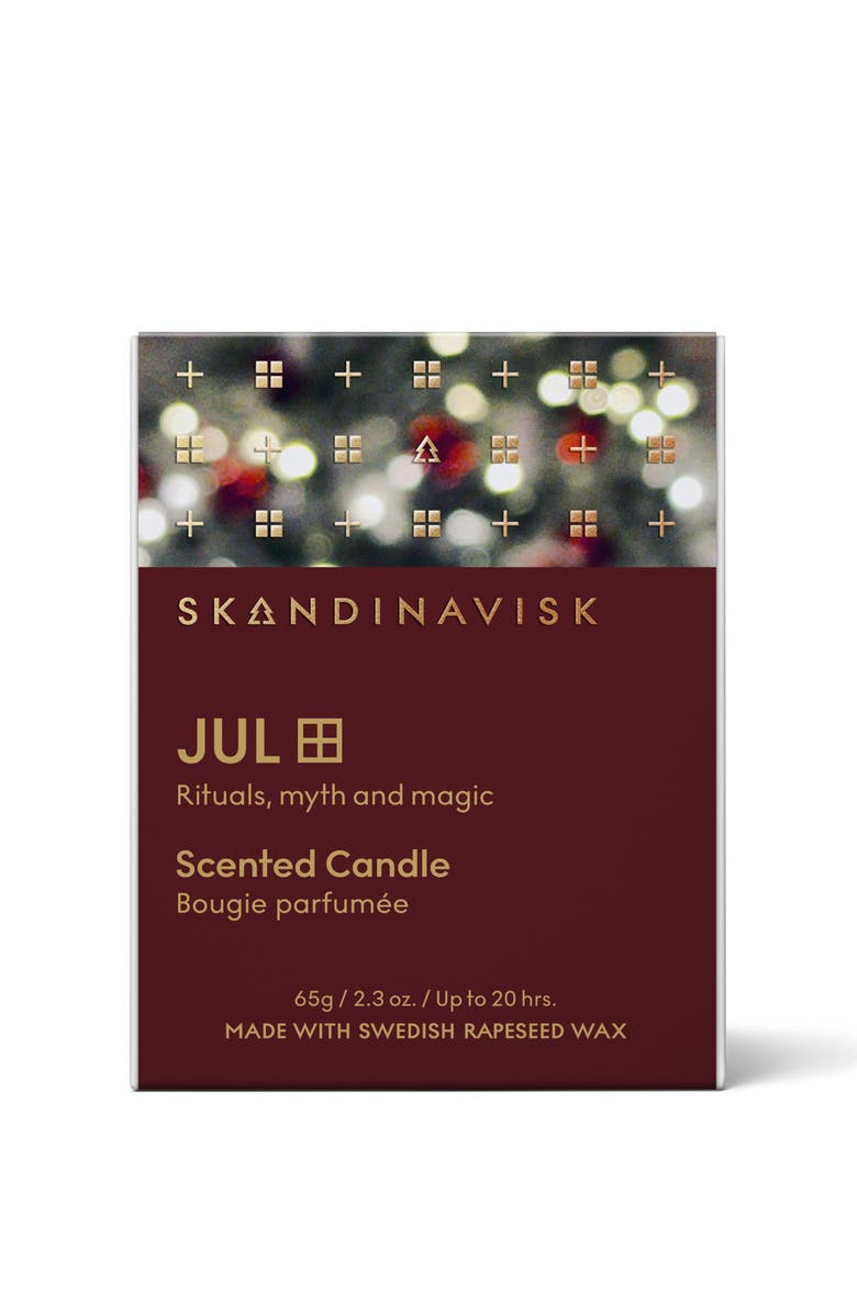 SKANDINAVISK JUL Scented Candle 65g Special Edition, Alternate, color, Red