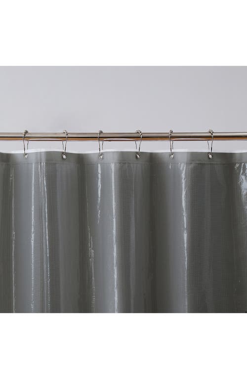 Dainty Home Textured Shower Curtain In Gray