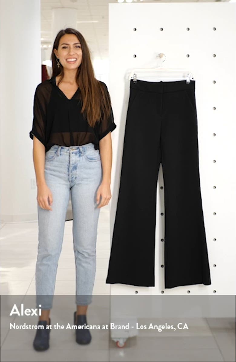 Lebone Tuxedo Stripe Wide Leg Pants, sales video thumbnail