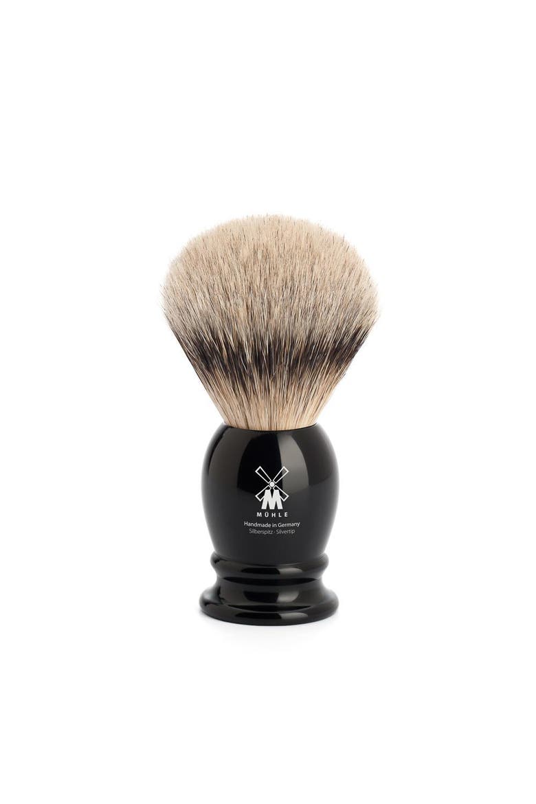 Classic Medium Black Silvertip Badger Shaving Brush, Main, color, Black