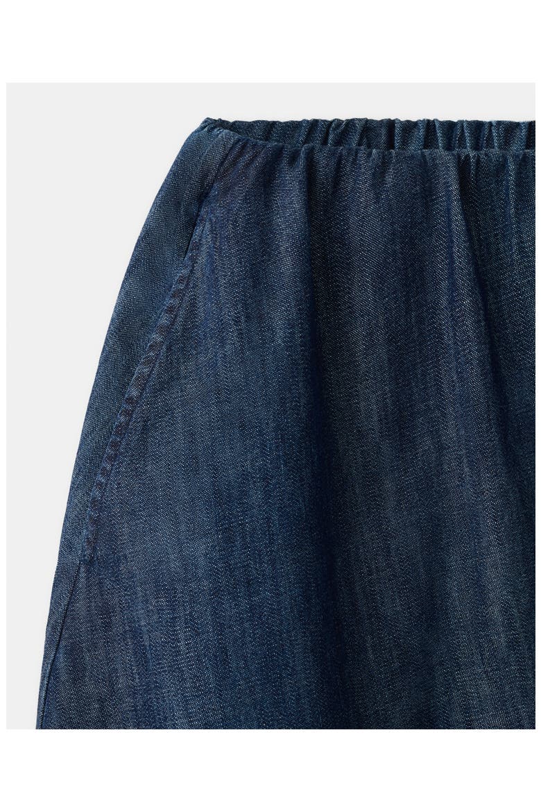 Denim Midi Skirt, Alternate, color, OPEN BLUE