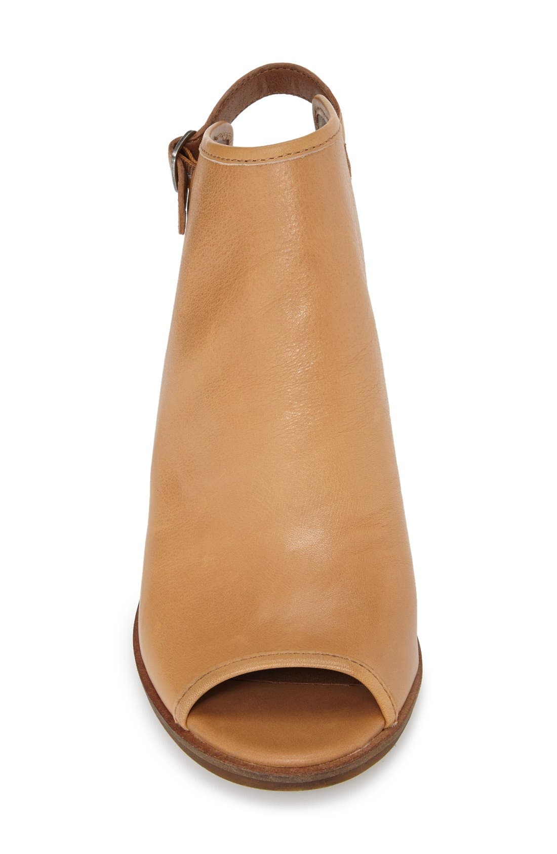 'Lisza' Open Toe Bootie, Alternate, color, PUEBLO LEATHER