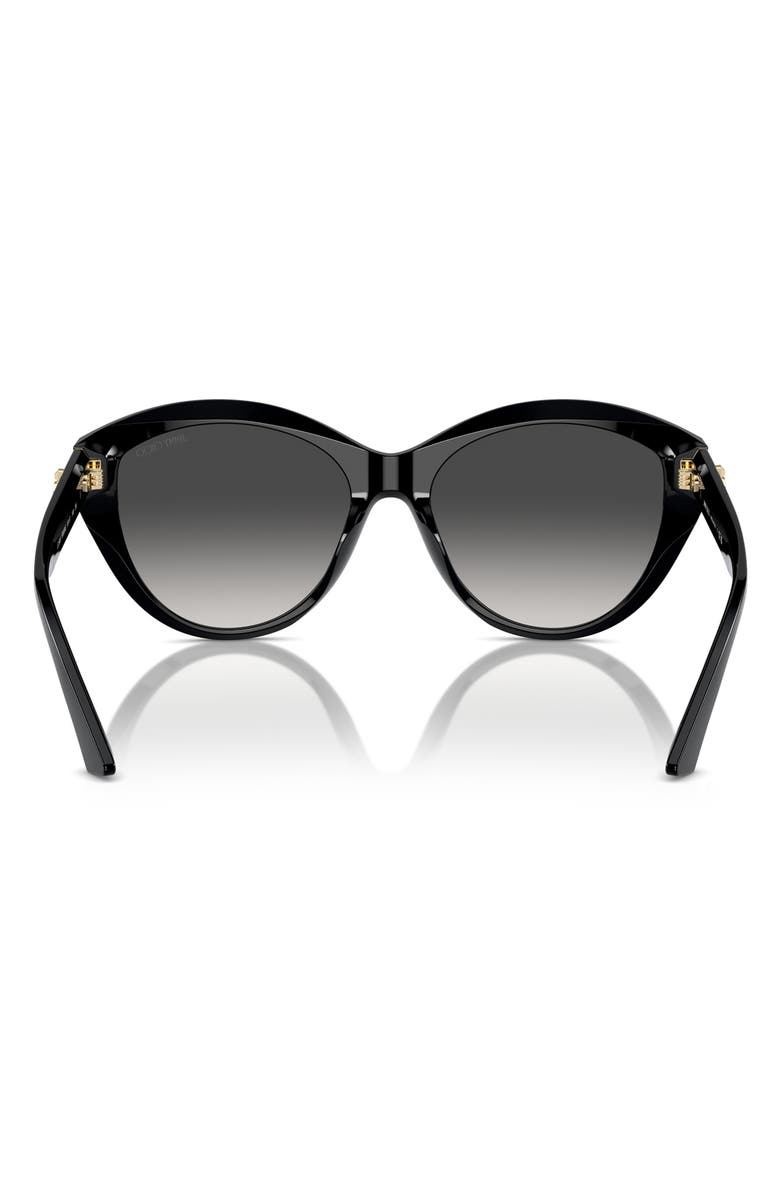 Jimmy Choo 55mm Gradient Phantos Sunglasses, Alternate, color, 