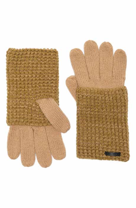 AllSaints Angled Stitch Marled Gloves
