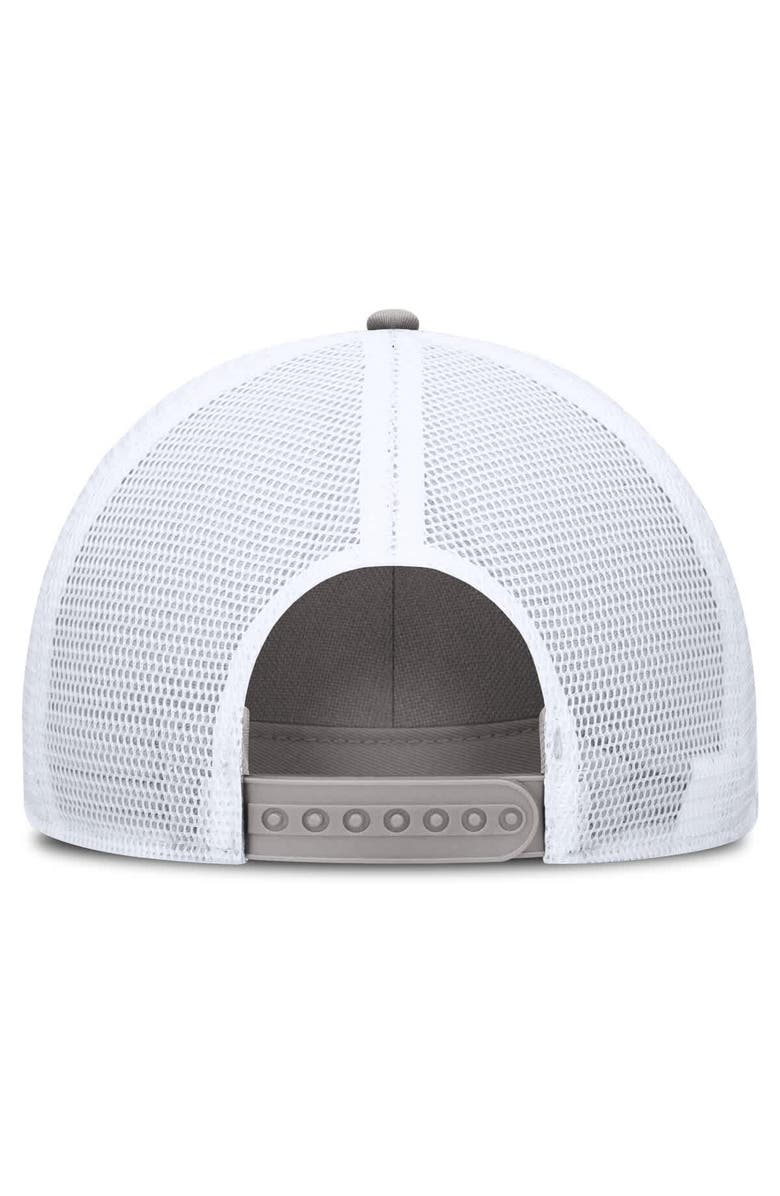 Nike Men's Nike  Gray/White Alabama Crimson Tide 2025 On-Field Rise Engineered Trucker Adjustable Hat, Alternate, color, 