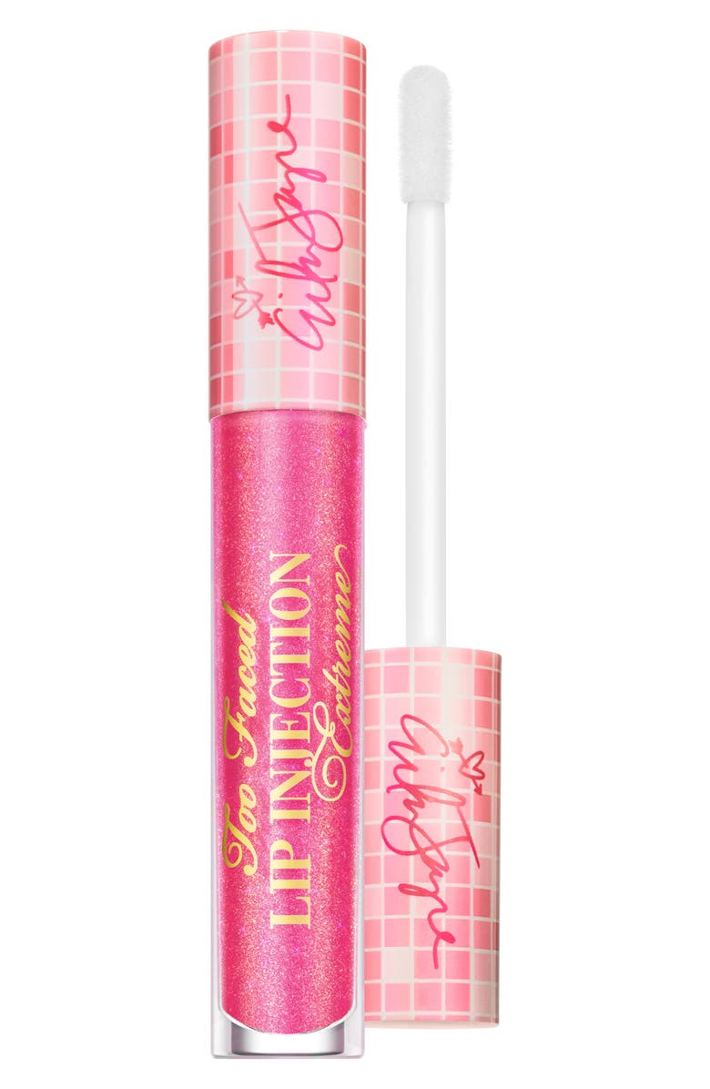 Too Faced x Erika Jayne Pretty Mess Painkillr Pink Lip Injection Extreme Instant & Long-Term Lip Plumper, Main, color,