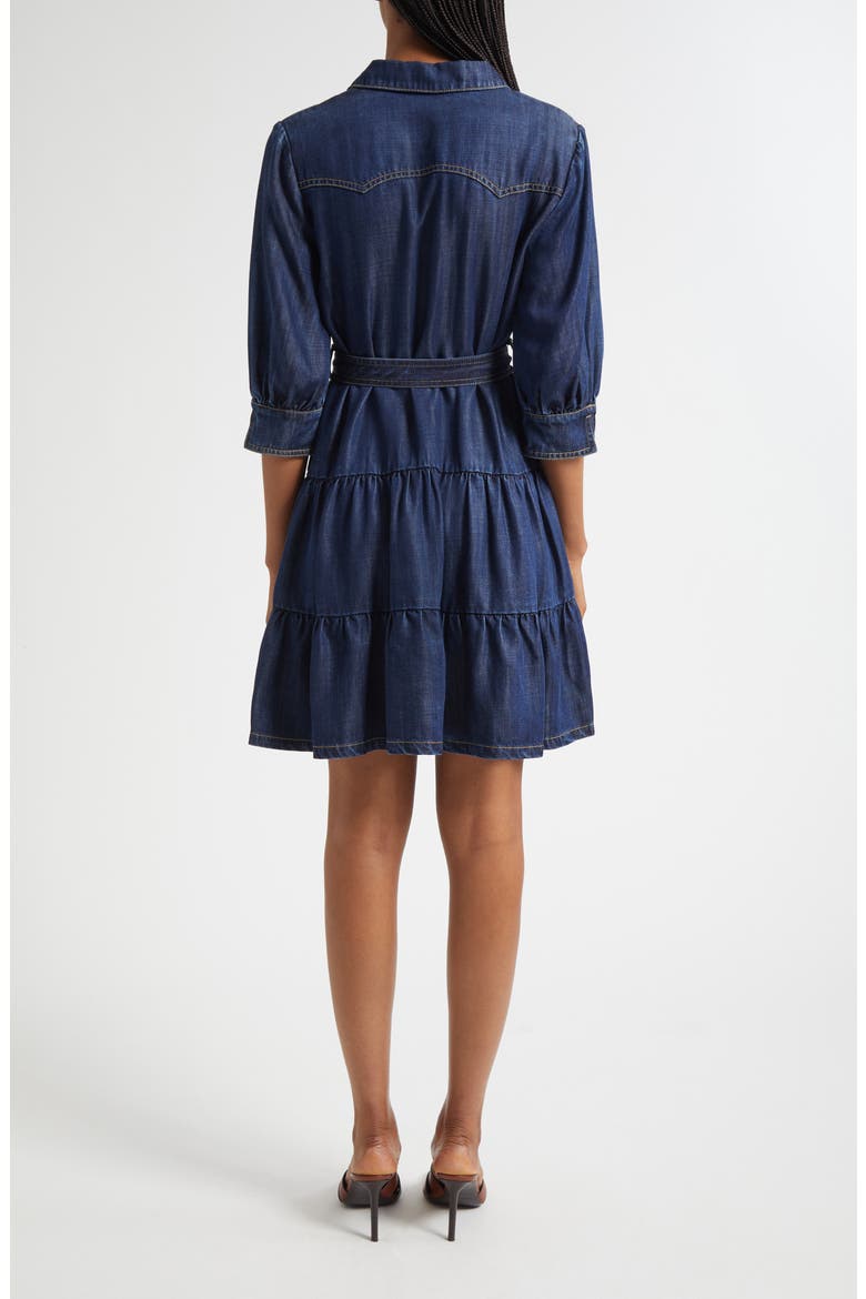 Ophelia Denim Shirtdress, Alternate, color, MER