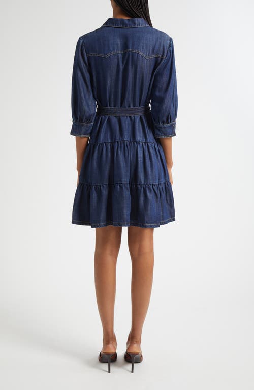 Cinq À Sept Ophelia Denim Shirtdress In Blue