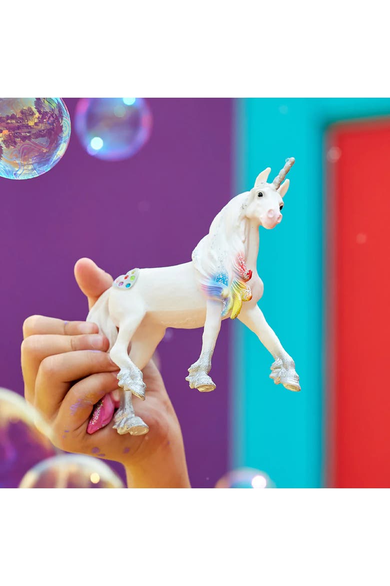 Bayala Rainbow Love Unicorn Stallion Toy Figure, Alternate, color, Multicolored