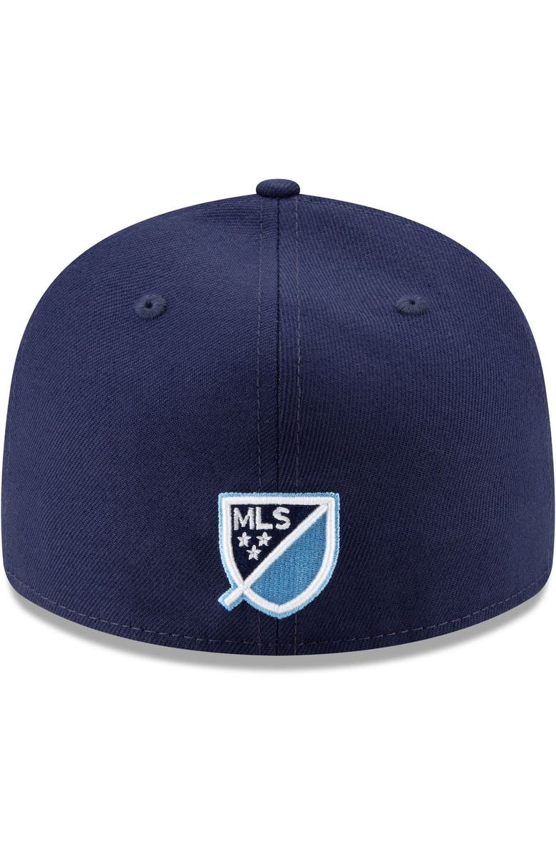 New Era Men's New Era Navy New York City FC Monogram Low Profile 59FIFTY Fitted Hat, Alternate, color,