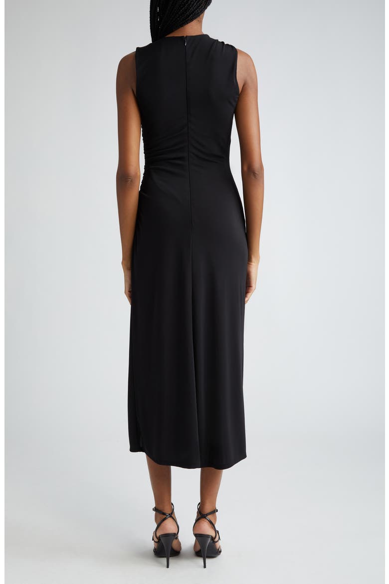 Wesson Ruched Dress, Alternate, color, BLACK