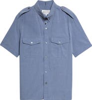 Maison Margiela Foldable Short Sleeve Button-Down Shirt
