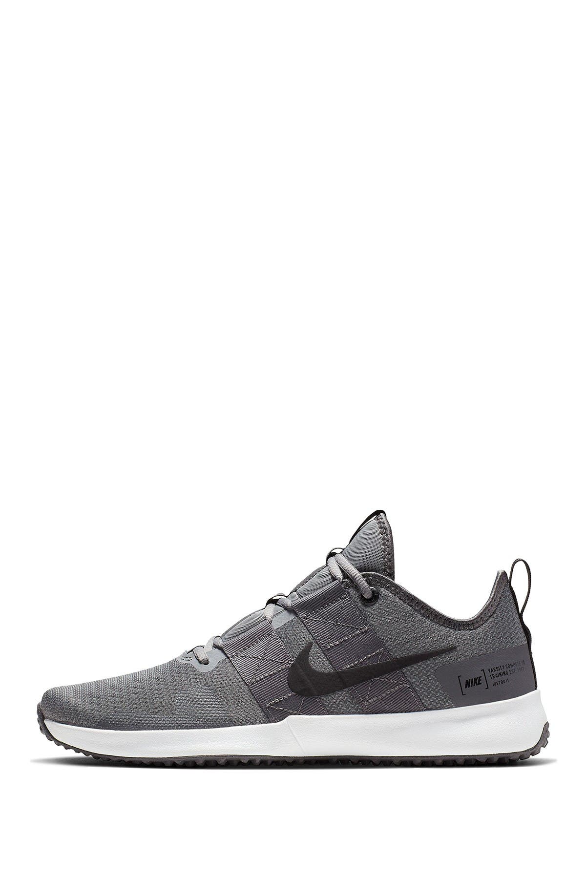 Varsity Compete 2 Trainer Sneaker, Alternate, color, 002 COL GY/BLACK